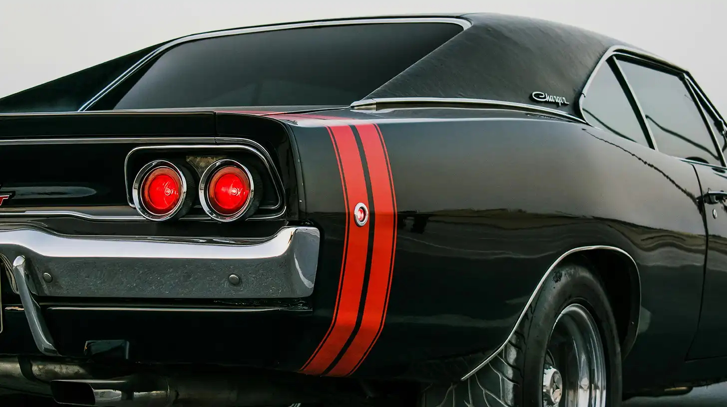 Ceramic Coating applied to Black Dodge Charger