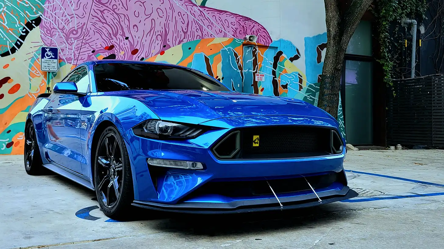 Blue Sportscar