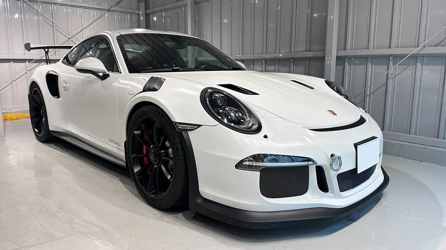 PPF on White Porsche