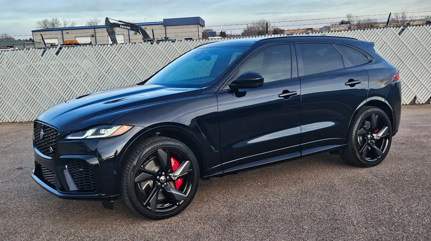 Black Cadillac SUV with Paint Protection Film