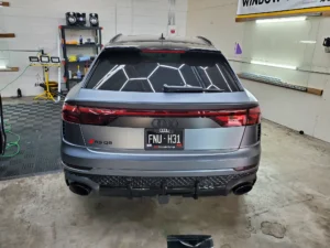 Colored PPF on Audi