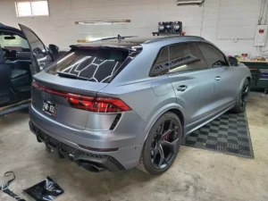 Colored PPF on Audi